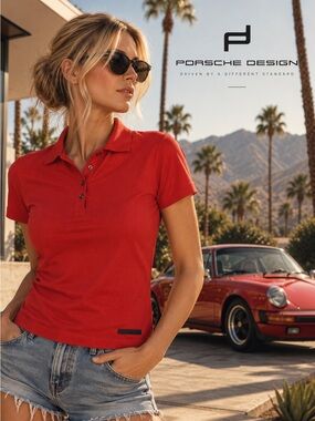Porsche Design Red Polo